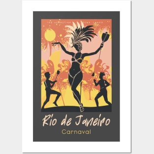 Carnaval - Rio de Janeiro - Brazil Posters and Art